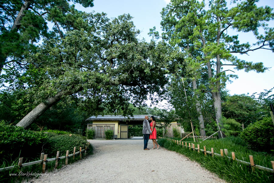 Indian Engagement photo at Japanese Garden