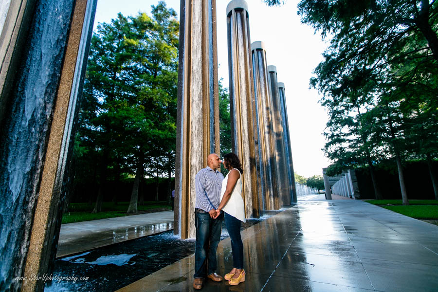 Indian Engagement photo at Herman Park